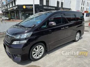 2010 Toyota Vellfire 2.4 X 8 SEATED MPV,ONE OWNER,ORI BODY PAINT,EXCELLENT CONDITION,KEYLESS ENTRY,PUSH START/STOP BUTTON,LOW MILEAGE,FREE TEST DRIVE.