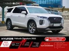 2022 Hyundai Palisade 2.2 Signature SUV 4x2 AT White Pearl on Burgundy KM 43 Rb (RARE ITEM) #Garasi Bloko