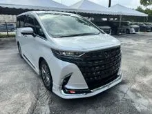 2024 Toyota Alphard 2.5 Z With DIM / BSM / Flip Down Monitor / 360 Camera / Ventilation Seats / Apple Play Wireless / Recon Unregister