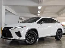 2020 Lexus RX300 2.0 F Sport / RED INTERROR / PANORAMIC ROOF / POWER BOOT / AUTO LED DAYLIGHT / HUD / 360 CAM / SUPER CARKING / 3Y WARRANTY