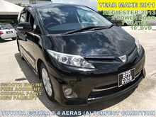 2011 Toyota Estima 2.4 Aeras FACELIFT (A) PERFECT CONDITION WITH 7 SEATED FULLY LEATHER 2 POWER DOOR 10' TOUCH PAD MONITOR MIDDLE DVD FULL BODYKIT