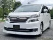 Used 2014 Toyota Vellfire 3.5 V L Edition Luxury MPV 1 Owner Only Original Mileage 4x Luxury Pilot Seat Ori 2 Site Power Door Free 1 year Warranty