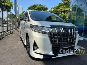 2021 Toyota Alphard 2.5 G SPEAC JBL SURROUND SYSTEM, 360 CAMERA, DIM BSM ORIGINAL TRD BODYKITS, SUNROOF MOONROOF, AIRCOND SEAT PWR BOOT