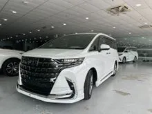 2024 Toyota Alphard 2.5 Z 7-Seater MPV / BODYKIT / LOW MILEAGE / FULL SPEC / HUD / 360 CAMERA