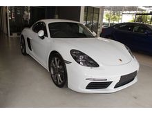 2017 Porsche 718 2.0 Cayman (A) 3S CENTRE AVAILABLE + ONE YEAR WARRANTY