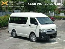 2018 TOYOTA HIACE WINDOW VAN 2.5 DIESEL (M)*2 YEARS WARRANTY *GUARANTEE No Accident/No Total Lost/No Flood & 5 Day Money back Guarantee*