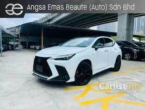 2023 Lexus NX 350 2.4 F Sport Turbo UNREGISTER TRD Bodykit Skirting Grade 5A 15,xxx km Panoramic Roof 4-LED Headlights 360 Camera HUD BSM DIM Local AP