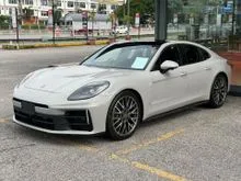 2024 Porsche Panamera New Facelift, Nano Grey Crayon, Black & Red Interior
