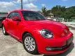 Used 2014 Volkswagen The Beetle 1.2 TSI Coupe/LOCAL SPEC/1 OWNER/CHILI RED BODY/FULL LEATHER SEATS/SHIFT TRONIC/4 CONTINENTAL TY/BLACK INTERRIOR/NICE CONDI - Cars for sale
