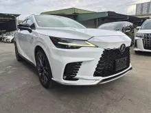 2023 Lexus RX 350 2.4 F Sport UNREG PANROOF 2ND ROW ELECTRIC SEAT