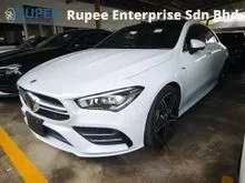 2023 Mercedes-Benz AMG CLA35 2.0 4MATIC COUPE PANORAMIC ROOF MEMORY SEAT SURROUND CAMERA FRAMELESS DOOR LOW MILEAGE 5K KM ONLY HIGH GRADE 5A CAR UNREG