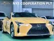 Recon 2019 Lexus LC500 5.0 V8 S Package Coupe Unregistered Carbon Fiber Roof Top Alcantara Seat Half Leather Seat Power Seat Memory Seat Air Cond Sea