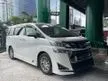 Recon 2019 Toyota Vellfire 2.5 V UNREG ( SUNROOF, TRD BODYKIT, POWER BOOT )