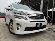 2012 Toyota Vellfire 2.4 Z G Edition MPV With 360 Camera Accident Free Own By Director