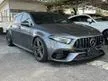 Recon 2020 Mercedes Benz A45S AMG 2.0 4Matic Plus Hatchback Head Up Display Panoramic Roof Grade 5A Condition