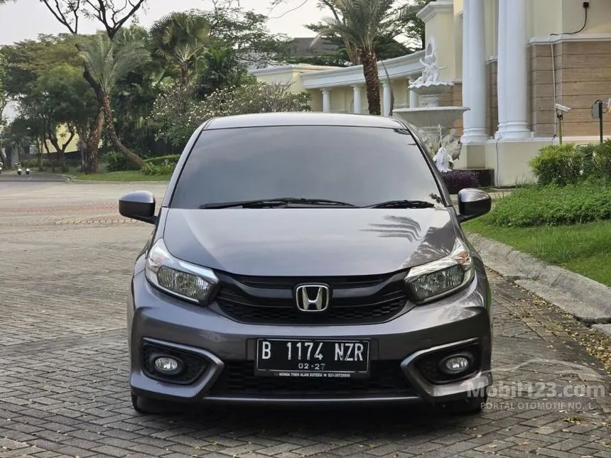 Jual Mobil Honda Brio 2022 E Satya 1.2 di Banten Automatic Hatchback Abu