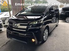 2016 Toyota Vellfire 2.5 Z PRE CRASH STOP SYSTEM POWER BOOT 2 POWER DOOR 360 SURROUND CAMERA 2 YEAR WARRANTY