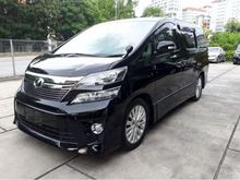 2012 Toyota Vellfire 3.5 ZG Facelift Pilot Seat 33K KM Only 1 Owner True Year
