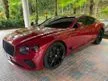 Used BOMBASTIC RED PRE OWNED 2020/2021 BENTLEY CONTINENTAL GT 4.0TURBO V8 COUPE BENTLEY MALAYSIA NEW IMPORT DUTY EXCLUDED