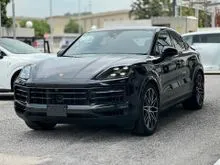 2024 Porsche Cayenne 3.0 Coupe, Sport Chrono, 360 Camera, 5 Seater, 14-way memory Seat, Panoramic Roof
