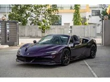 2023 Ferrari SF90 4.0 Spider Asseto Fiorano Convertible / Ferrari Approved + Official health check provided / More colour available