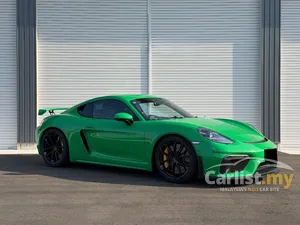 2021 PORSCHE 718 CAYMAN GT4 4.0 PDK AUTO - LOW MILEAGE 4K KM, HUGE SPEC, CARBON BUCKET SEAT, PDLS+, CARBON INTERIOR, PCCB, SPORT CHRONO, PYTHON GREEN