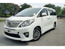 2014 Toyota Alphard 2.4 (A) TYPE GOLD 7 SEATER POWER BOOT POWER DOOR UNREG RECON