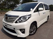 2014 Toyota Alphard 2.4 (A) TYPE GOLD 7 SEATER POWER BOOT POWER DOOR UNREG RECON