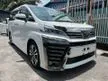 Recon 2019 Toyota Vellfire ZG 3LED 4.5A LowKM / AlpinePlayer / AlpineTV / PilotSeat / ElectricSeat / LeatherSeats / 2PDoor / 5YWarranty / FreeService - PT - Cars for sale