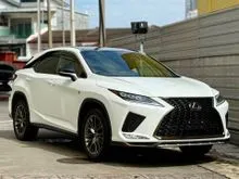 2022 Lexus RX 300 F Sport 4WD (G/5AA) 27500KM - RIOJA RED INTERIOR , P/ROOF , HUD , 4CAM , BSM , etc...