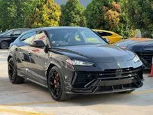 2024 Lamborghini Urus 4.0 SUV UK Spec Unregistered 666HP Carbon exterior body kit akaprovic exhaust Carbon Interiro B&O Sound System 360 Surround Cam