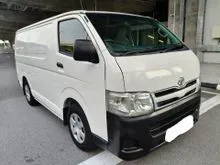 2013 Toyota HIACE 2.5 (M) Panel Van