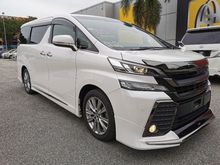 2017 Toyota Vellfire 2.5ZA GOLDEN EYES SUNROOF MODELISTA AEROKIT POWER BOOT 4YEARS WARRANTY UNREGISTERED