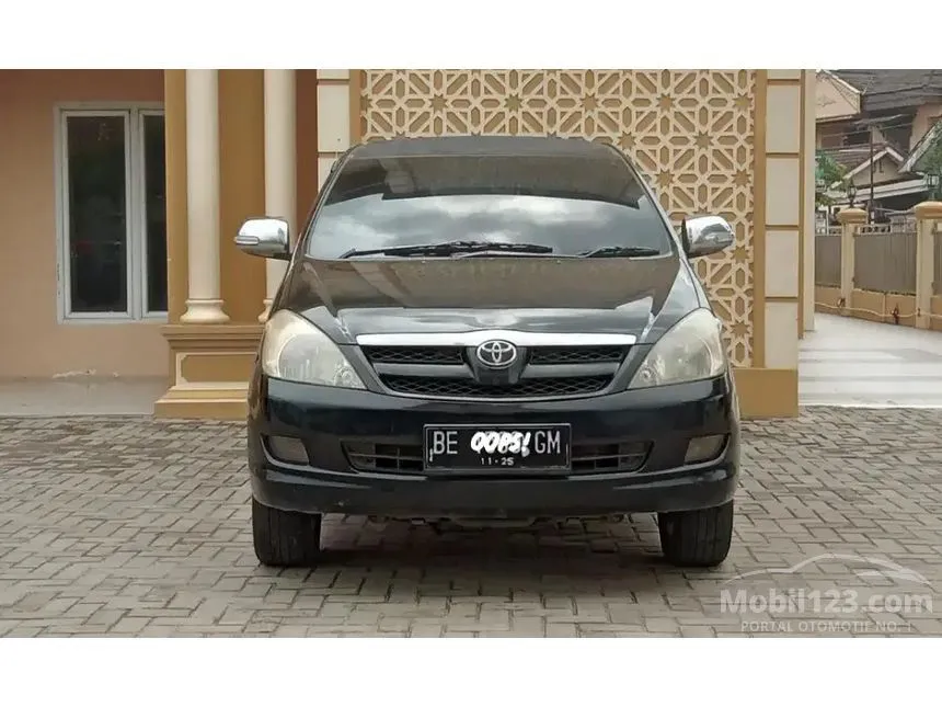 Jual Mobil Toyota Kijang Innova 2007 G 2.5 di Lampung Automatic MPV Hitam Rp 177.000.000