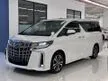 Recon 2019 Toyota Alphard 2.5 G S C Package MPV SUNROOF/ ORIGINAL ROOF MONITOR / NEW ARRIVAL/ 3 YEARS WARRANTY - Cars for sale