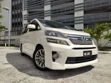 2013 Toyota Vellfire 2.4 ZG MPV NICE 128 NUMBER BOTH POWER DOORS SUNROOF