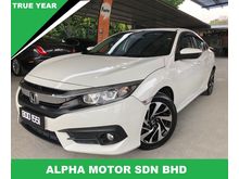 2016 TRUE YEAR Honda Civic 1.8 FC (A) NEW NUMBER BQD 1551 SERVICE REC