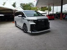 2024 Toyota Vellfire 2.4 Z Premier MPV Modelista Bodykit With 20inch Sport Rim/HUD/DIM/BSM/360 Cam/Moonroof/Unregister