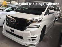 2016 Toyota Vellfire 2.5 Z Golden Eyes MPV NO GST Unregister