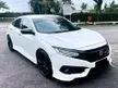 Used 2017 Honda Civic 1.5 TC Premium (A) FULL WARRANTY 3 YEAR H/LOAN CARBON STEERING - Cars for sale