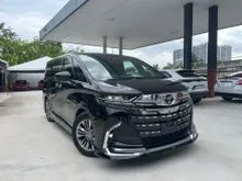 2023 Toyota Alphard 2.5 Z MPV GRADE 5/A ORIGINAL MODELISTA BODYKIT/MOONROOF/360 CAMERA/HUD/DIM/BSM UNREGISTERED