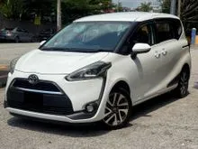 2016 Toyota Sienta 1.5 V MPV / GUARANTEE DRIVE / 7 SEATER SMALL MPV / 2 POWER DOOR / REVERSE CAMERA / PUSH START / KEYLESS ENTRY / CAR PAINT GLOSSY