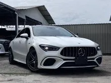 UNREG 2021 Mercedes-Benz AMG CLA45S Burmester, Pan Roof, BucketSeat & More