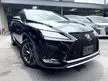 Recon 2022 Lexus RX300 2.0 F Sport SUV,PANORAMIC ROOF,360 4 CAMERA,RED LEATHER SEAT,Free 5Year Warranty,Free Tinted,Free Touch Up Wax Polish,Free Service