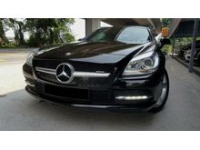 Mercedes-Benz SLK200 AMG, 1YEAR WARRANTY, CABRIOLET 2013,ORIGINAL SLK200 SPEC,CRYSTAL BLACK IN COLOUR,LOW MILEAGE ONLY 4XKM,ONE DATIN OWNER