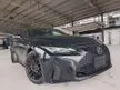 Recon 2021 Lexus IS300 2.0 F-Sport Mode Black Sedan - Cars for sale