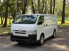 2018 Toyota Hiace 2.5 Panel Van Van (M)