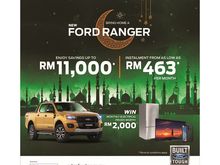 2019 Ford Ranger 2.0 Wildtrak Enjoy interest savings up to RM11,000 with instalment from as low as RM463 per month OR Cash Rebate of up to RM11,000