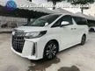 Recon 2021 Toyota Alphard 2.5 SC MPV (CHEAPEST PRICE IN TOWN) 3 EYE LED /BSM /PILOT SEATS /FULL LEATHER SEATS /PRE-CRASH /LKA /2 POWER DOOR/POWER BOOT/UNREG - Cars for sale