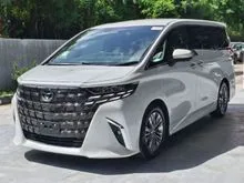 2024 Toyota Alphard 2.5 Z 7-Seater Best Deal Free 8 Yrs Warranty +2 Yrs Service